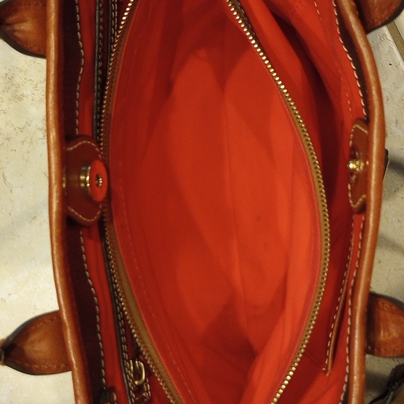 DOONEY & BOURKE LEATHER CROSSBODY-SATCHEL BAG - Picture 5 of 13